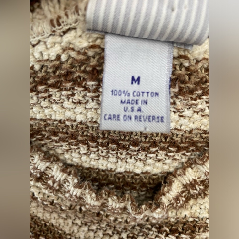 Vintage Cambridge Classics Striped Cotton Sweater - Picture 5 of 10
